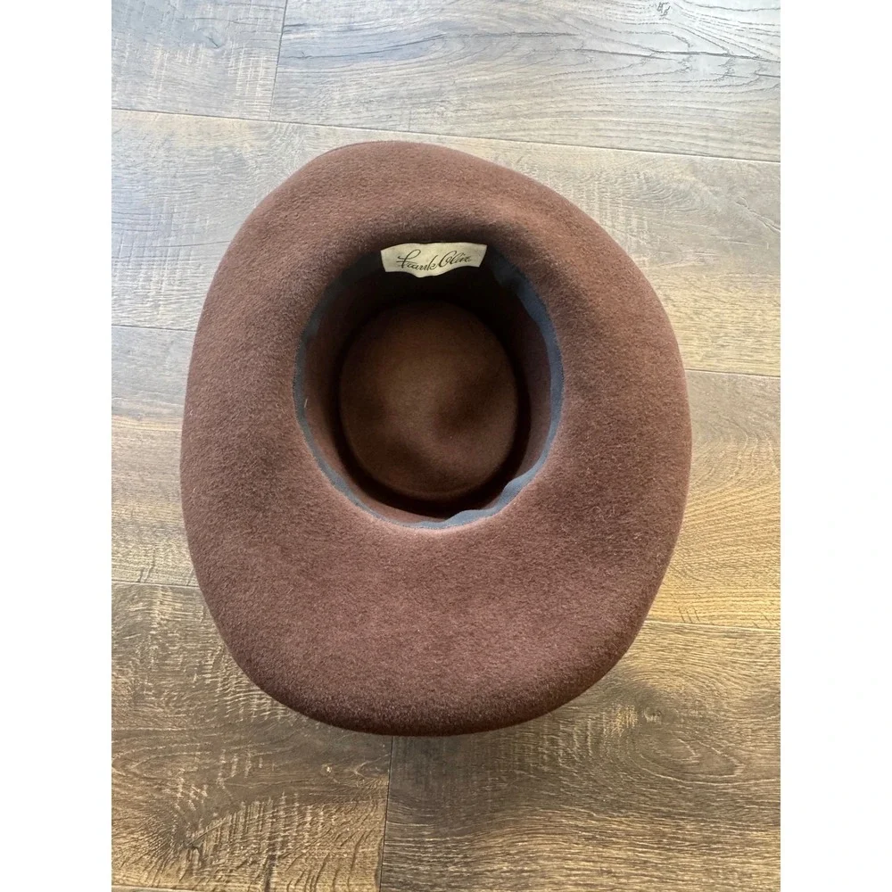 Frank‎ Olive Hat Chain Accent Western Style